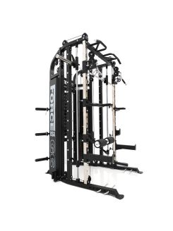 G6 All-In-One Trainer - Rack, Smith Machine, Multifonction + Poulie double réglable